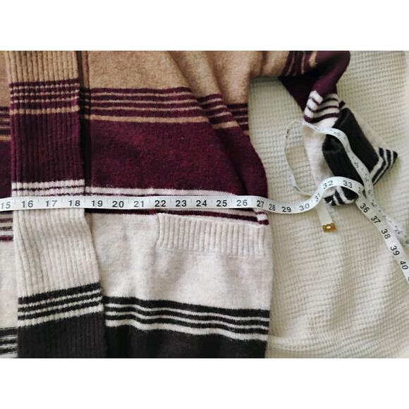 Size 20 (XXL) Multicolored Cardigan. Comfy Autumn/Fall Colors Sweater. - Picture 3 of 9